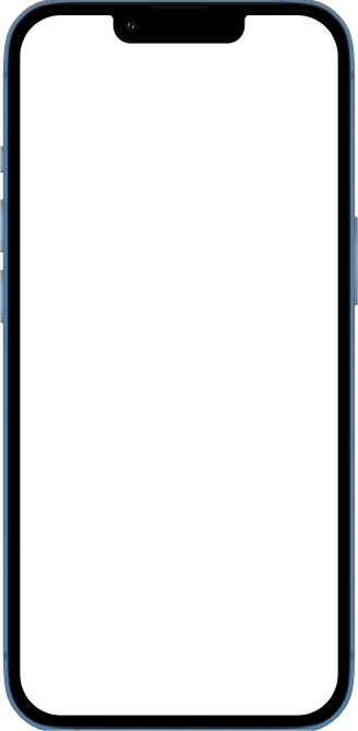 Un smartphone bleu avec un écran noir. - Agence web Prism'