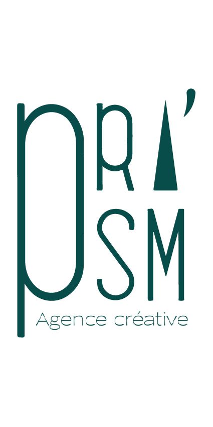 Logo d'une agence créative nommée PRISM.
