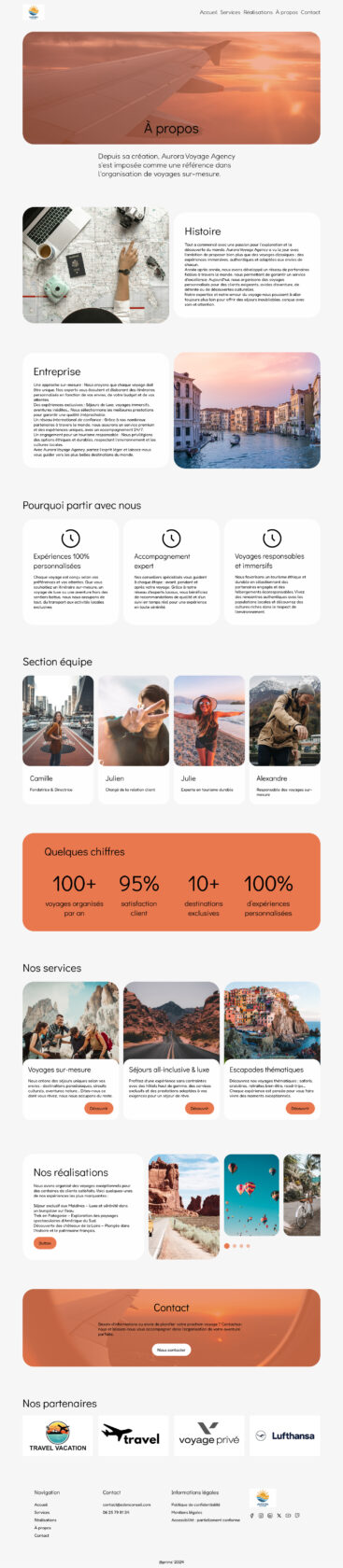 Agence de voyage spécialisée dans les expériences personnalisées et responsables.